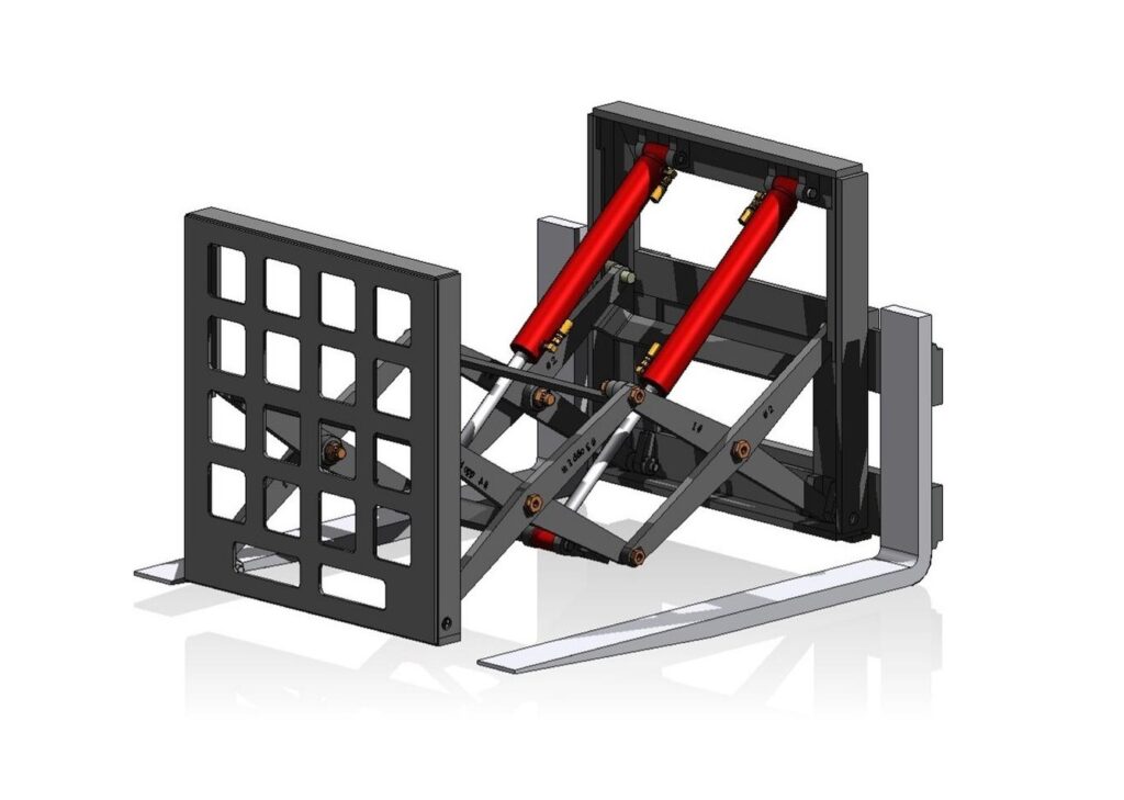 Push-Pull Side-Shifter Forklift Attachment