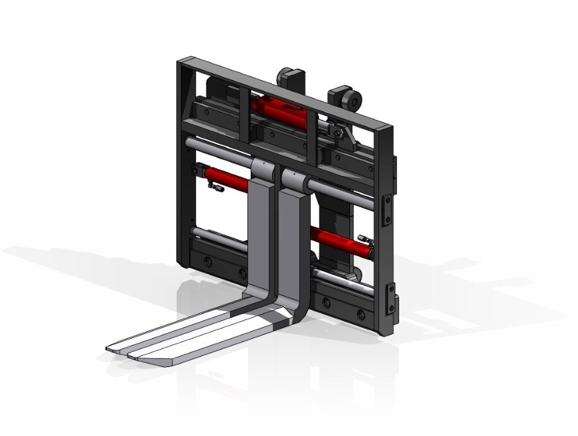 Side-Shifter Fork Positioner Forklift Attachment